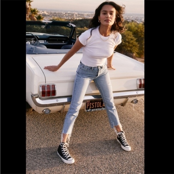 PISTOLA Charlie Ruthless Ripped Straight Leg Jeans - Picture 6 of 15